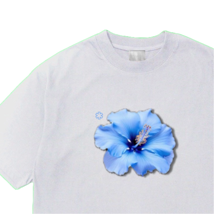 Blue Flower Tee