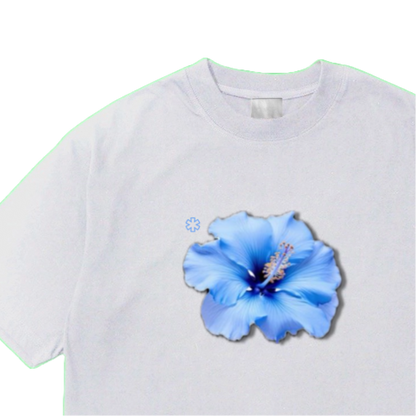 Blue Flower Tee