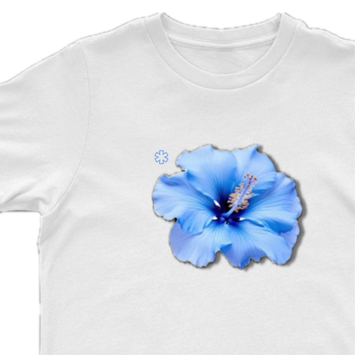 Blue Flower Tee