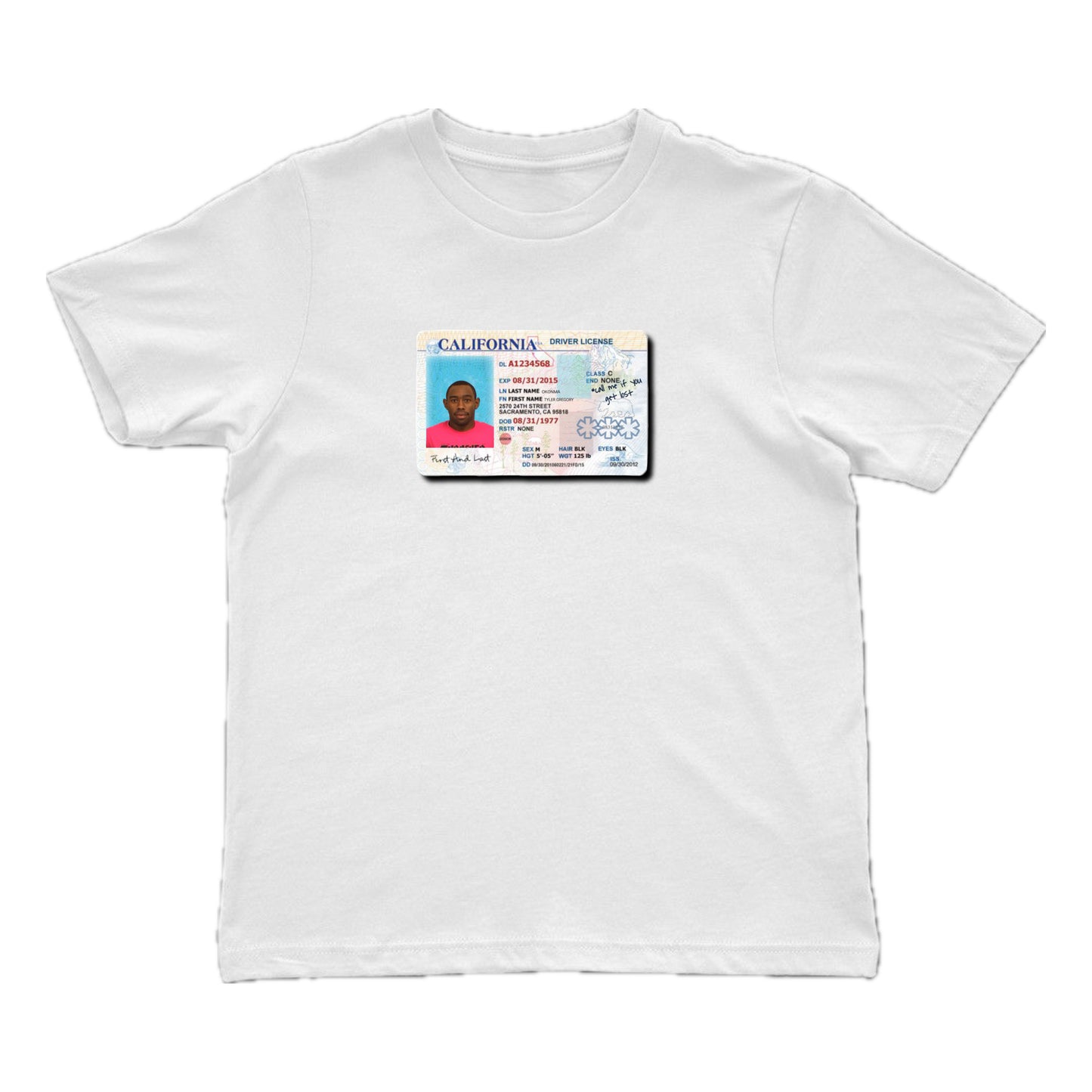 Tyler Driver License Tee